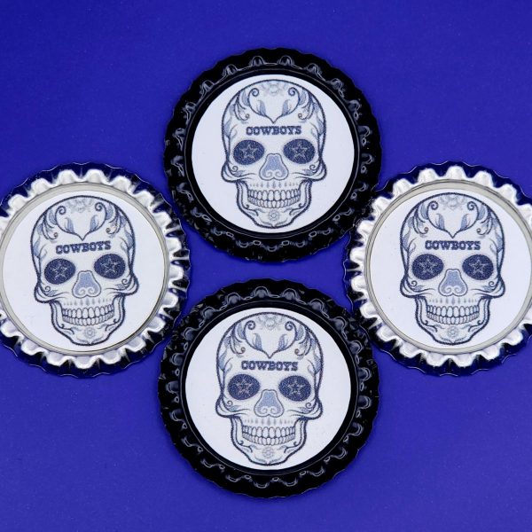 Dallas Cowboys Sugar Skull Mexican Bingo Chips